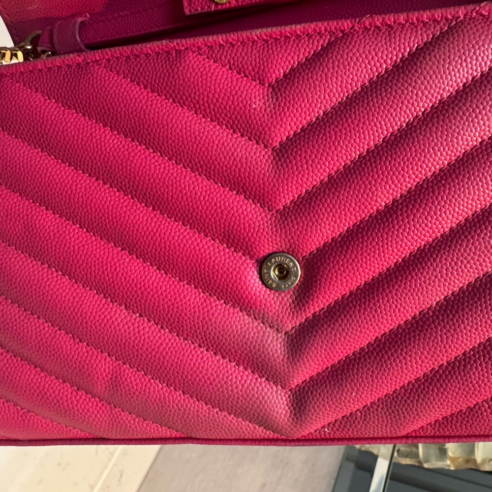 Yves Saint Laurent Fuchsia Crossbody Bag - Picture 7 of 9